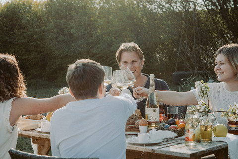 Osterbrunch mit regionalen Spezialitäten von den Mostbaronen