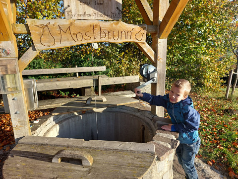 Wandern zum Mostbrunnen im Mostviertel