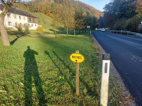 Wandern zum Mostbrunnen im Mostviertel