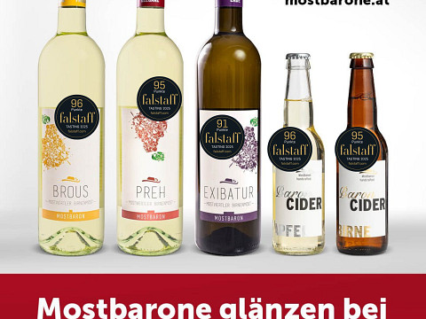 Höchstpunkte für die Mostbarone bei der Falstaff Most Trophy 2025