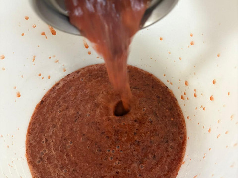 'Einmaischen' beim Mostbaron