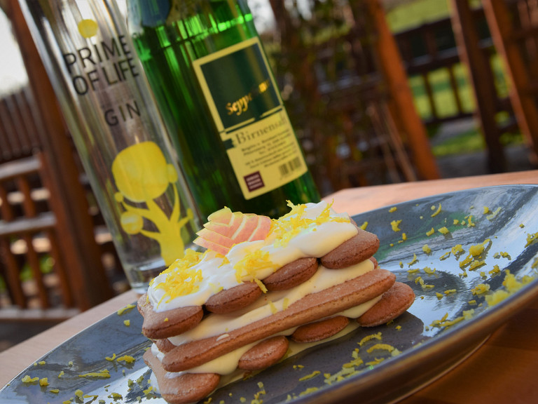 Gin-Birne Tiramisu